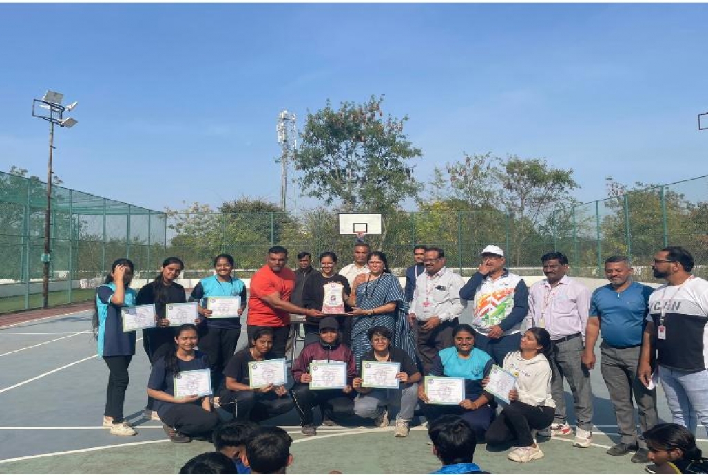 GGSP Girl’s Basketball team won first Place and got selected for STATS LEVEL held at Kopargav Basketball